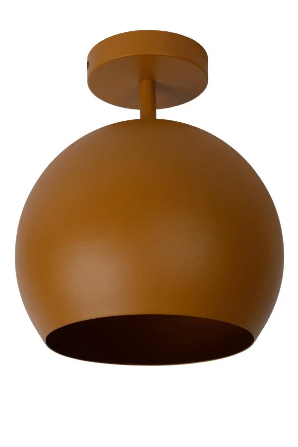 Lucide BINK - Plafonnière - Ø 24,5 cm - 1xE27 - Okergeel - uit
